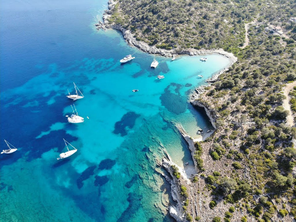 west bay, kastos, sail kefalonia yacht charter