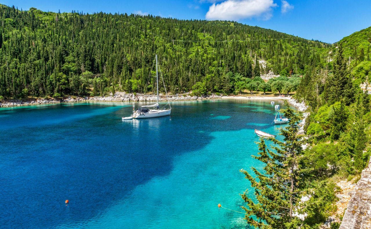 foki bay, sail kefalonia yacht charter