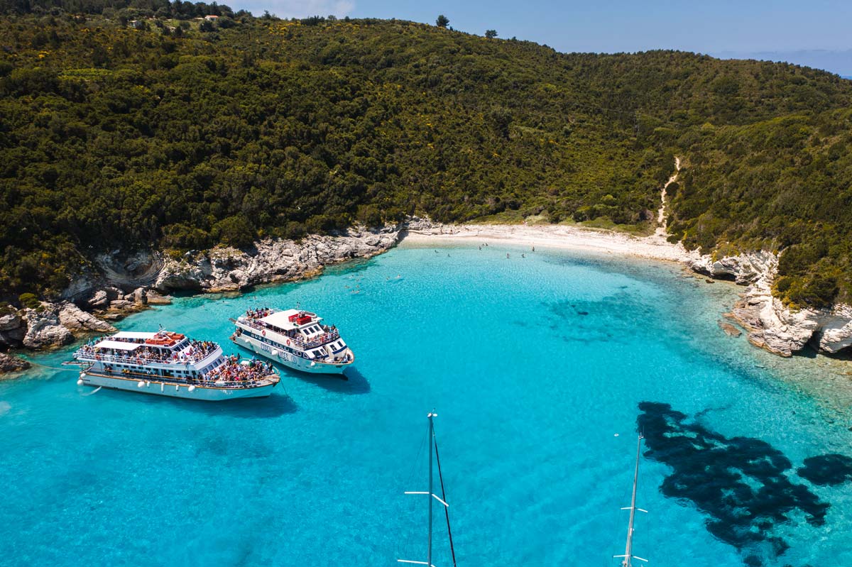 karavi, antipaxoi, sail kefalonia yacht charter