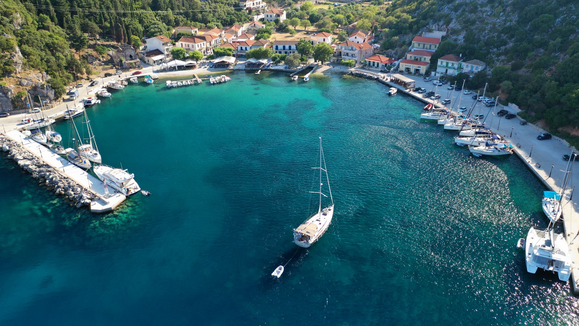 frikes, ithaca, sail kefalonia yacht charter